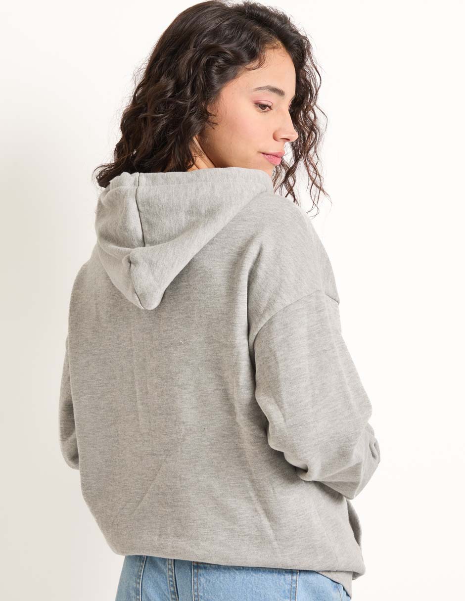 Sudadera con capucha y bolsa para mujer 2