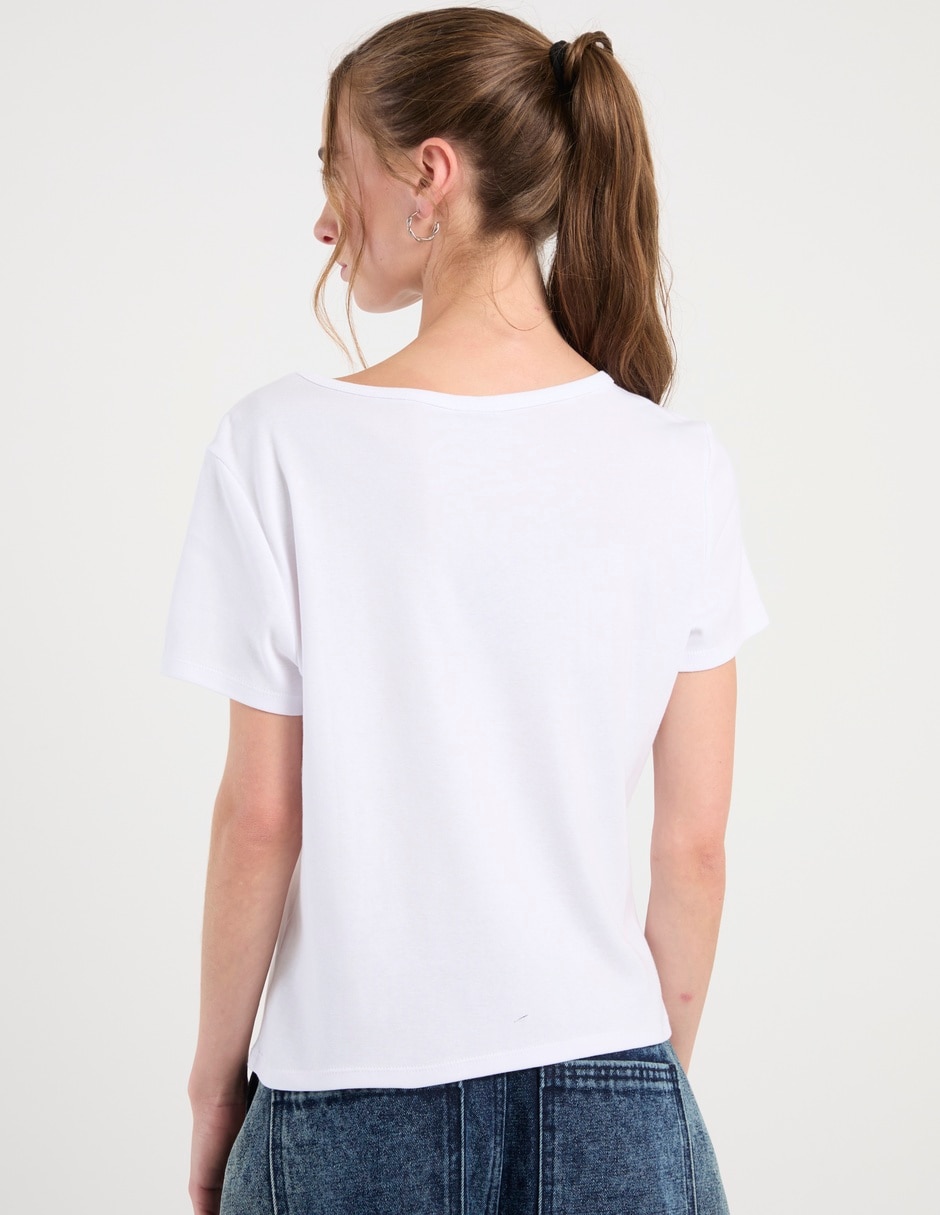 Playera manga corta para mujer 2