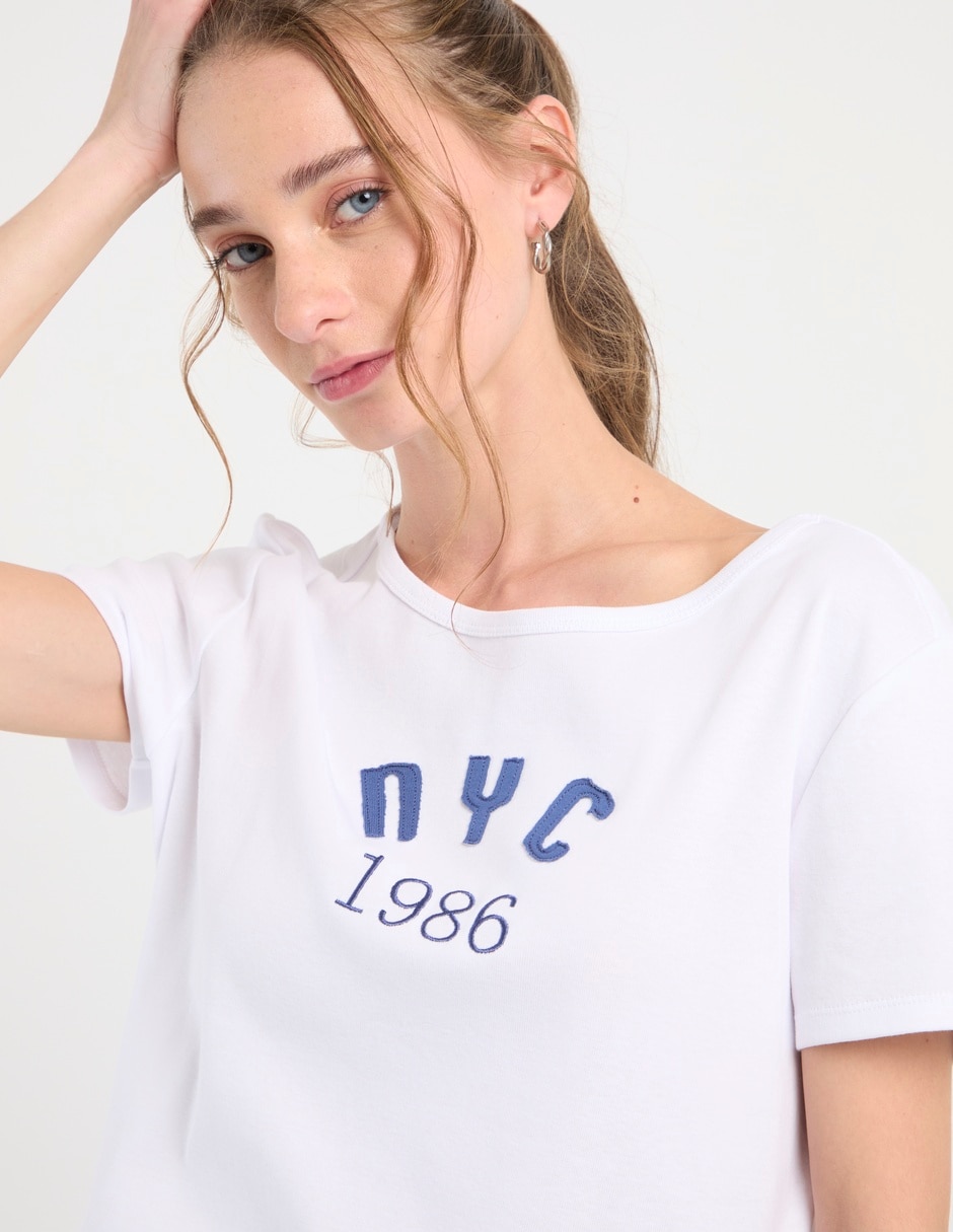 Playera manga corta para mujer 4