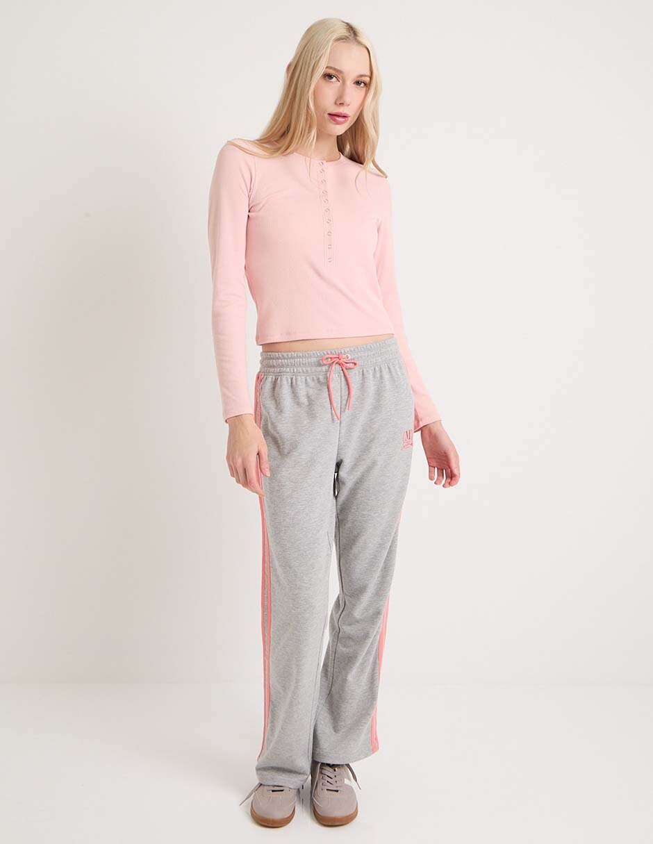 Pants regular con agujeta para mujer 2