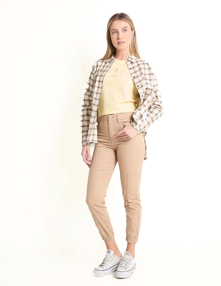 Playera manga corta cuello redondo para mujer 3