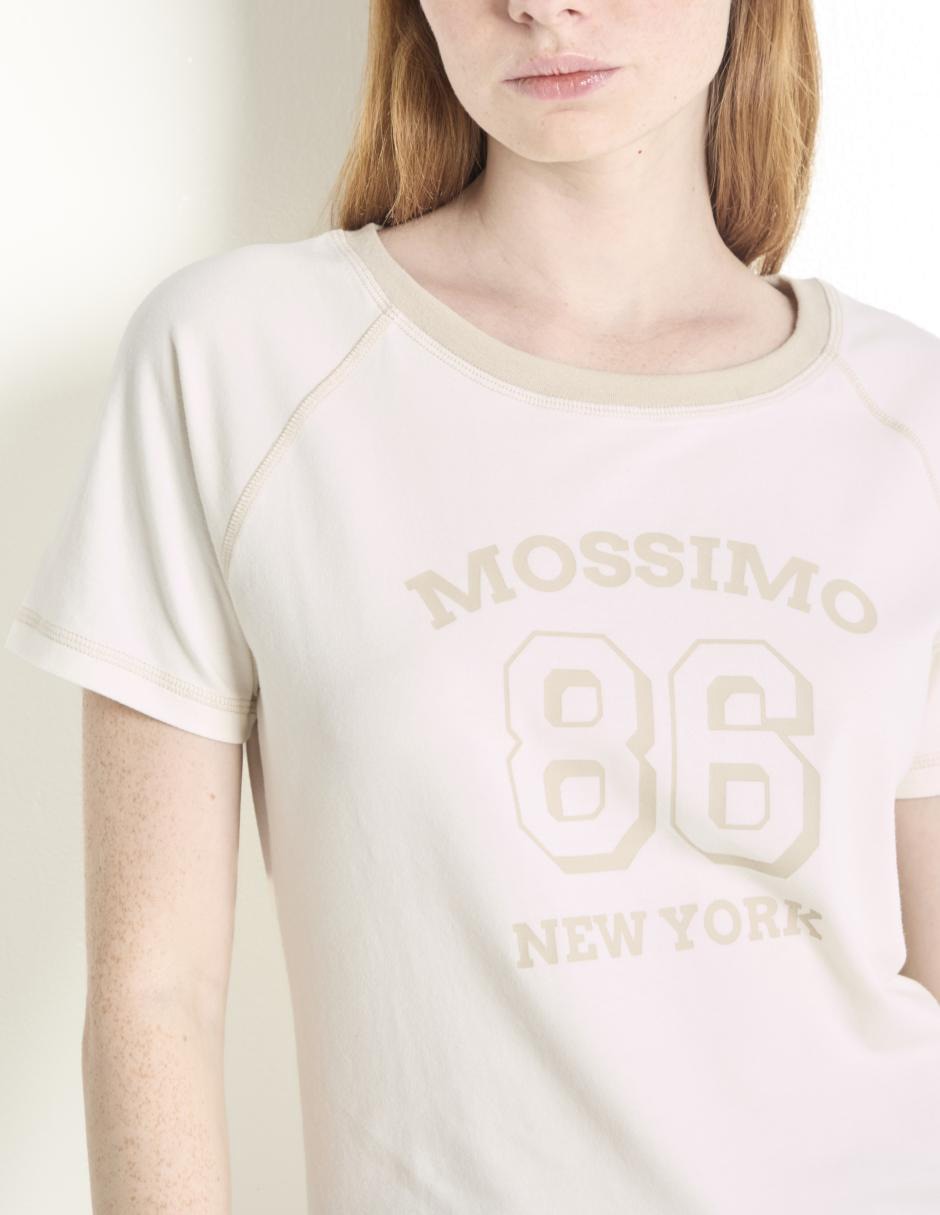 Playera manga corta cuello redondo para mujer 4