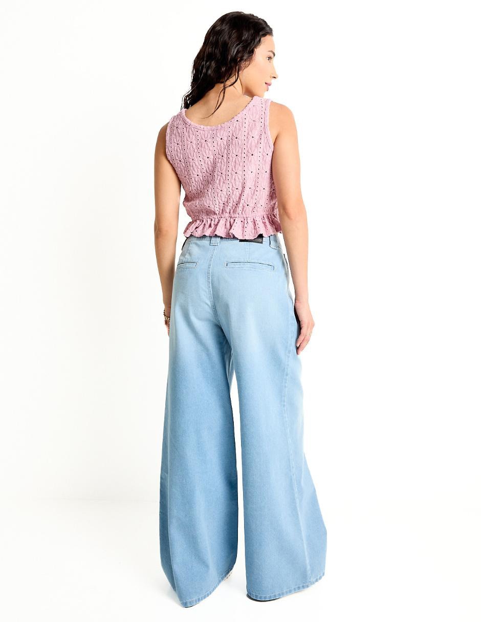Jeans wide leg para mujer 2