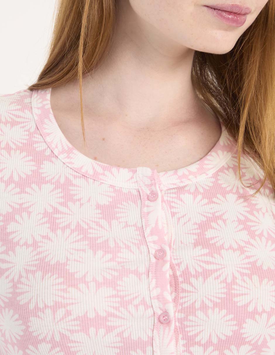 Blusa manga corta para mujer 4