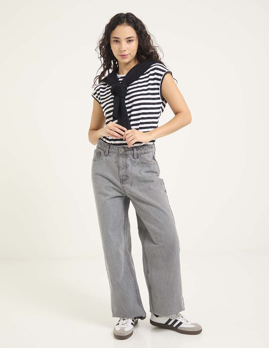 Jeans amplio para mujer 3