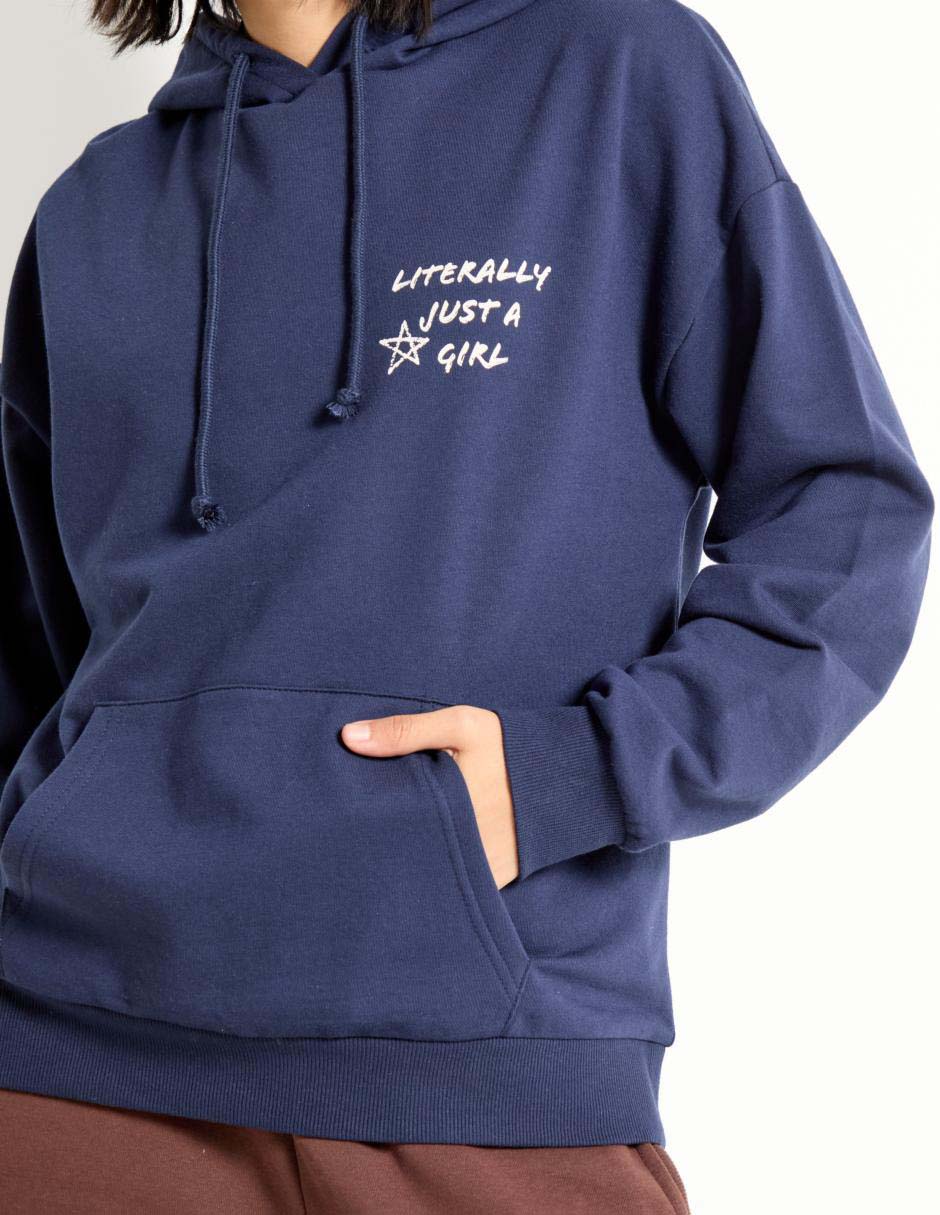 Sudadera con capucha y bolsa para mujer 4