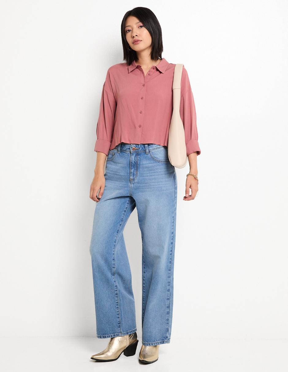 Jeans wide leg para mujer 3