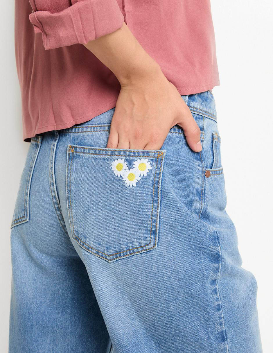 Jeans wide leg para mujer 4
