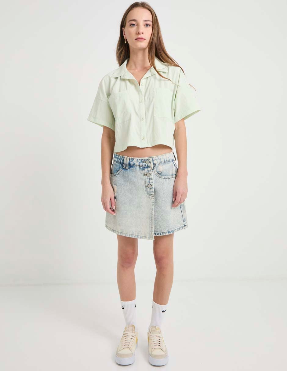 Blusa manga corta para mujer 3