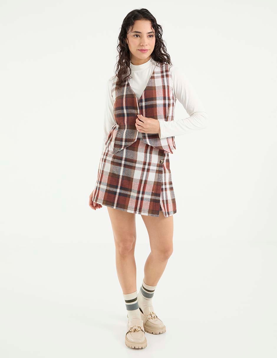 Falda short a la cintura 3