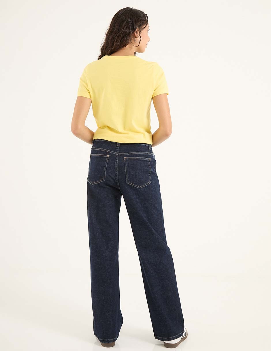 Jeans relaxed straight para mujer 2