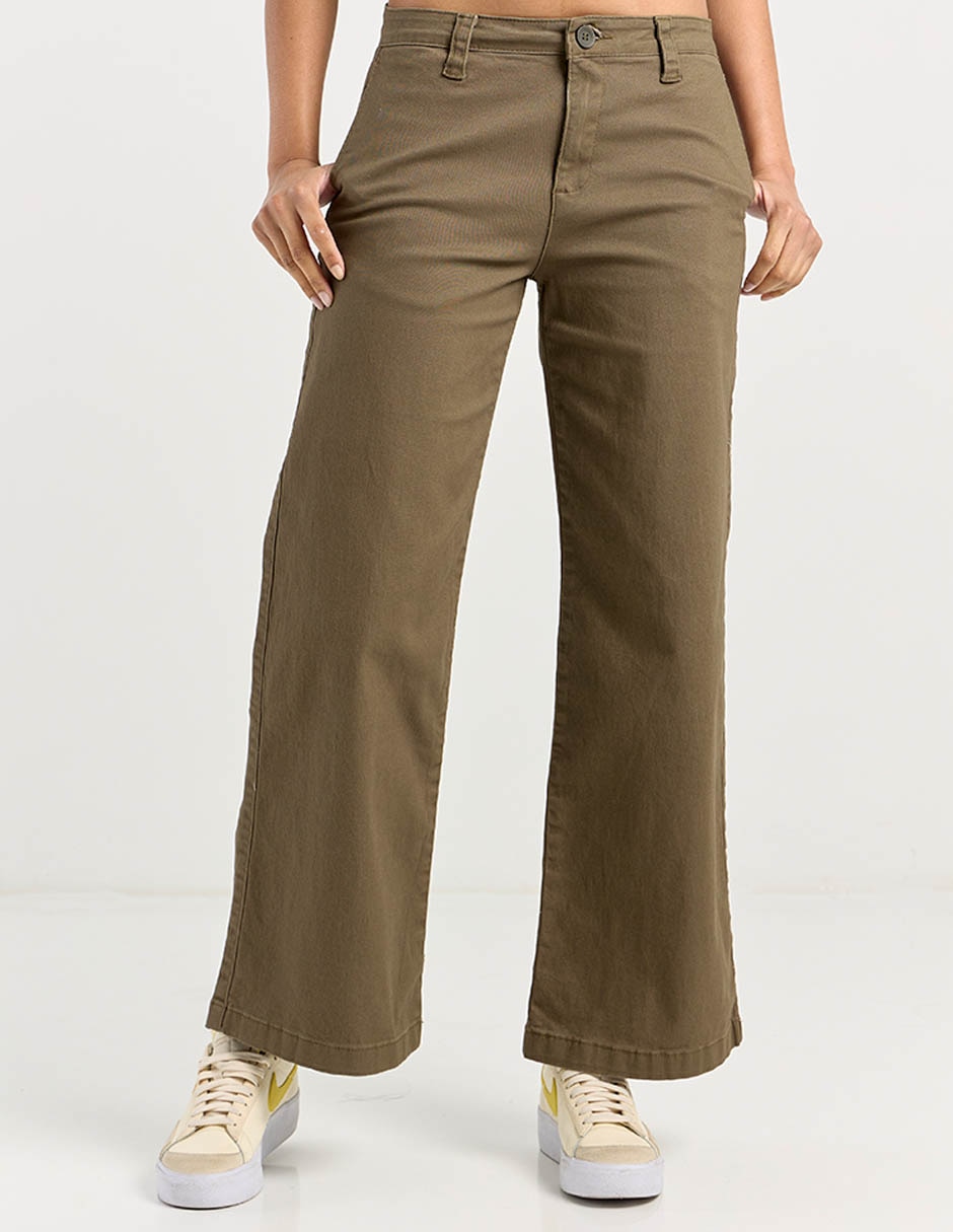 Pantalón relaxed wide leg para mujer