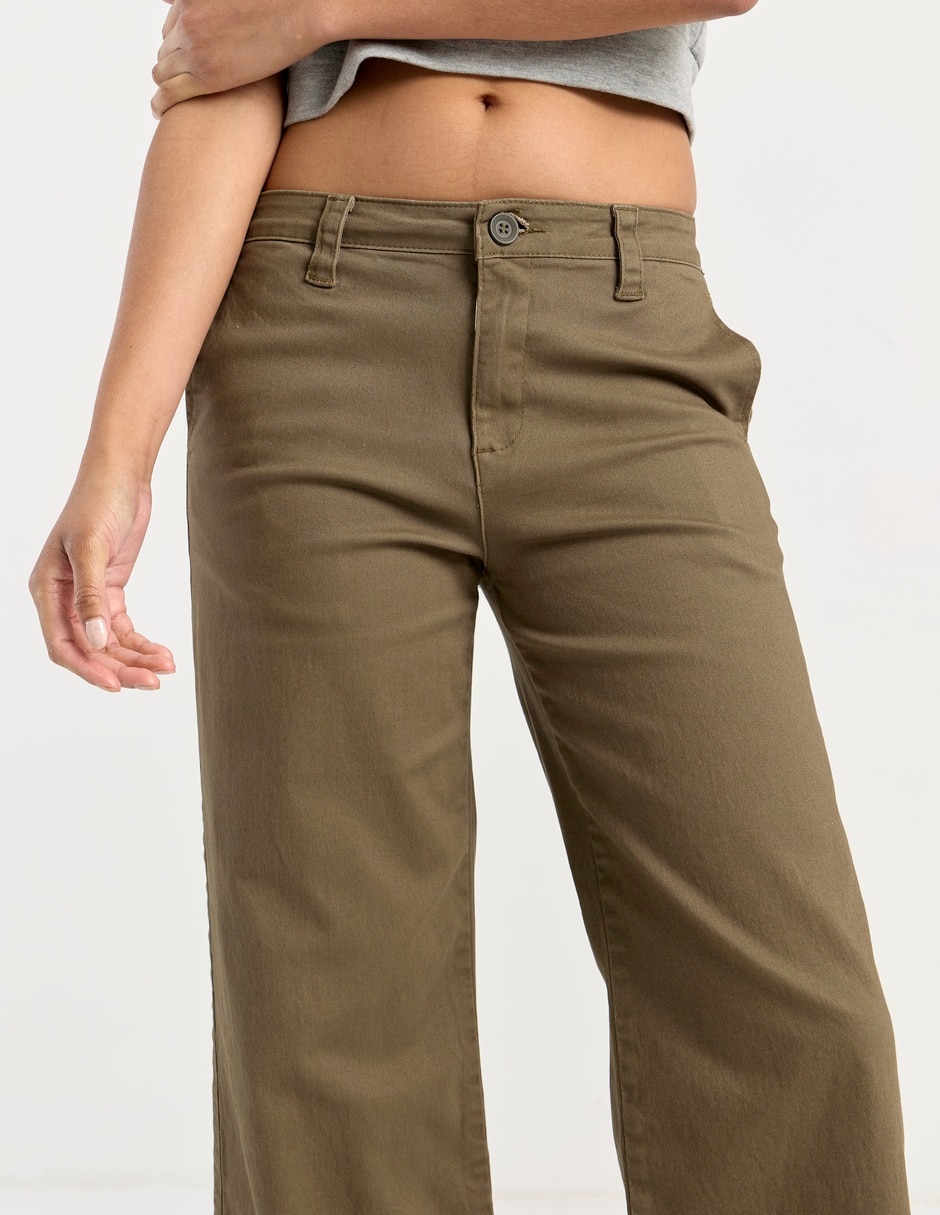Pantalón relaxed wide leg para mujer 4