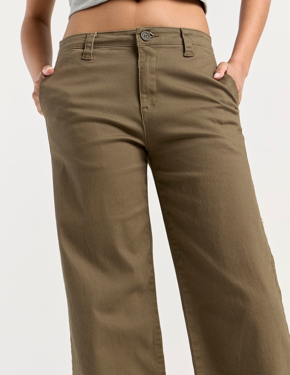 Pantalón relaxed wide leg para mujer 5