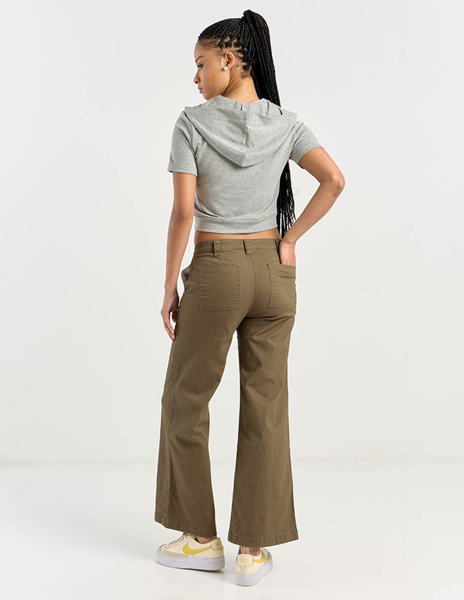 Pantalón relaxed wide leg para mujer 6