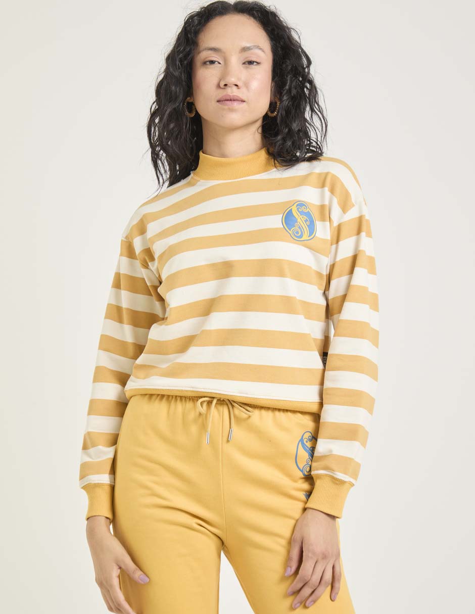 Sudadera con cuello a contraste Mossimo para mujer