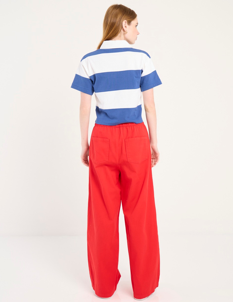 Pantalón relaxed wide leg para mujer 2