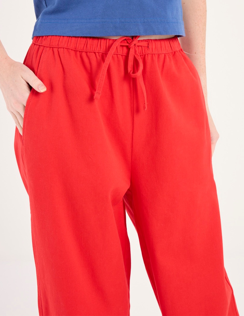 Pantalón relaxed wide leg para mujer 4