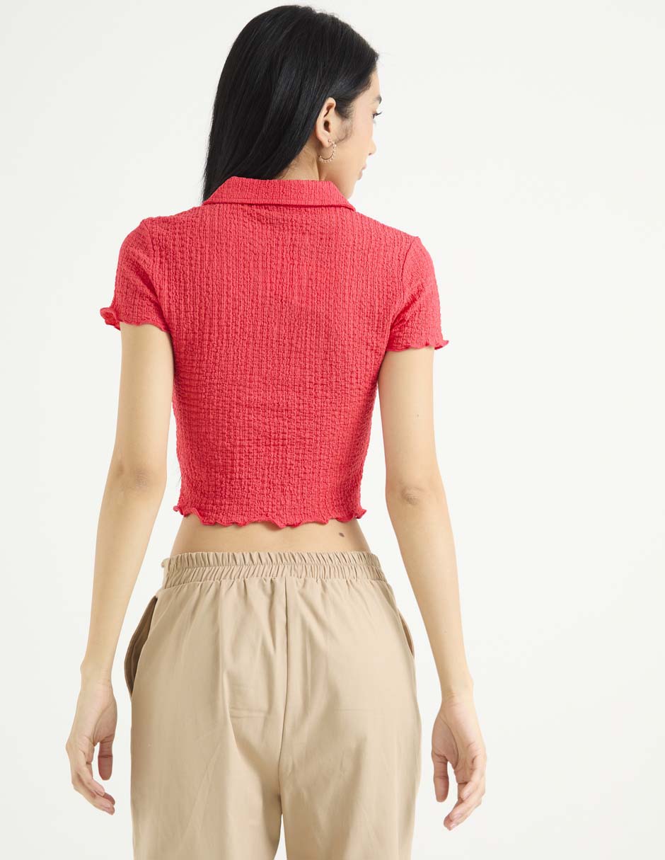 Blusa manga corta para mujer 2