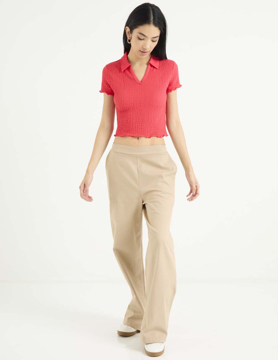 Blusa manga corta para mujer 3