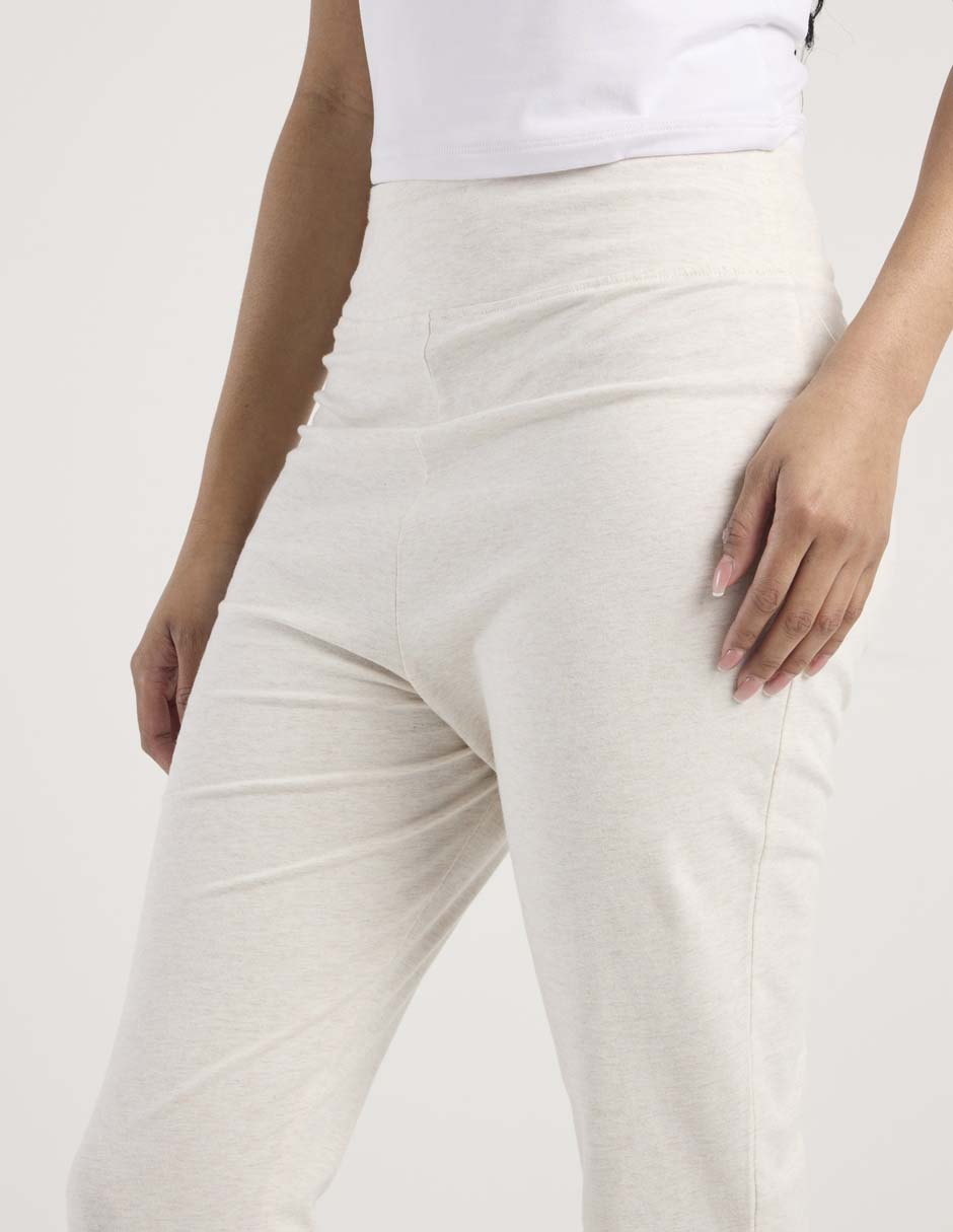 Pants acampanado con elástico para mujer 4