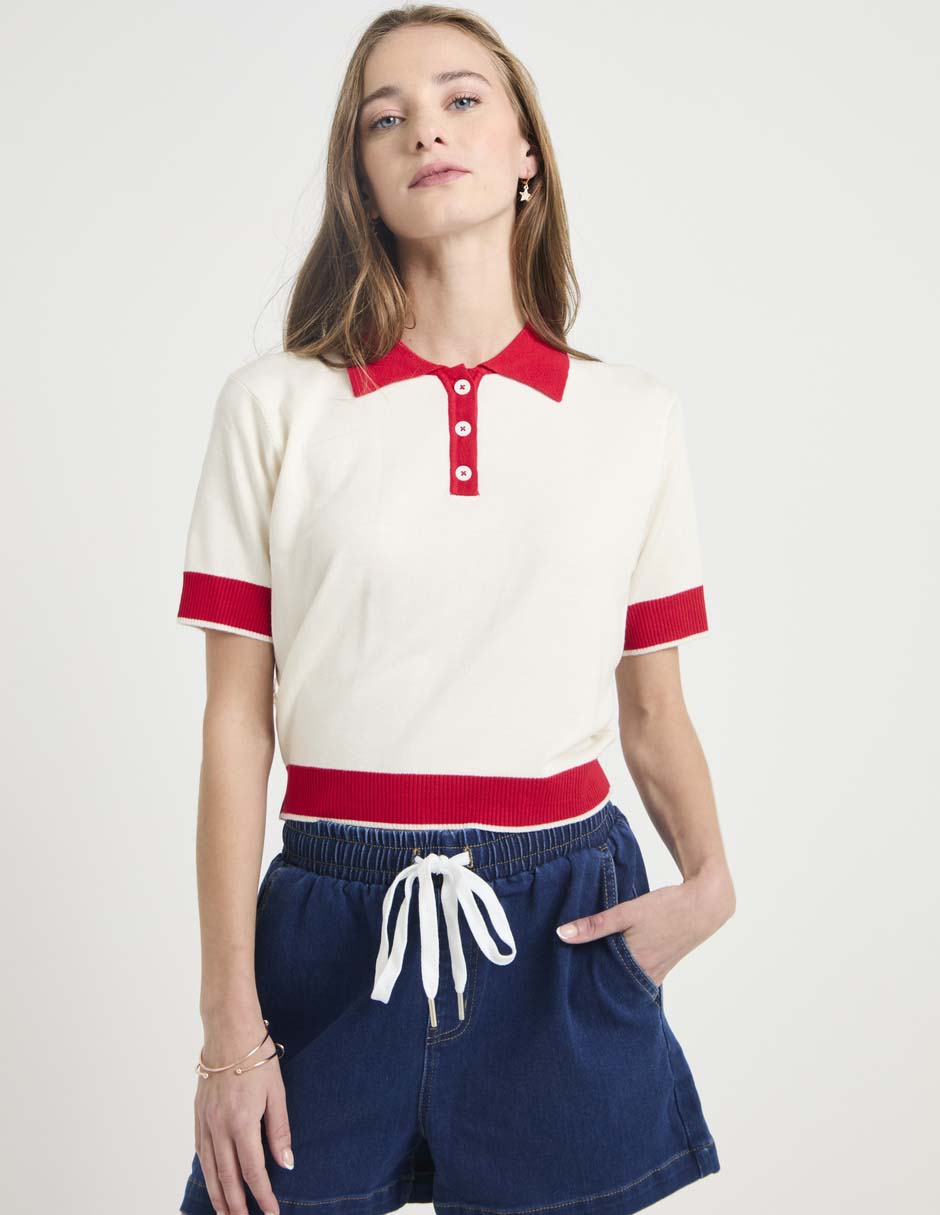 Blusa manga corta para mujer Blusa manga corta para mujer