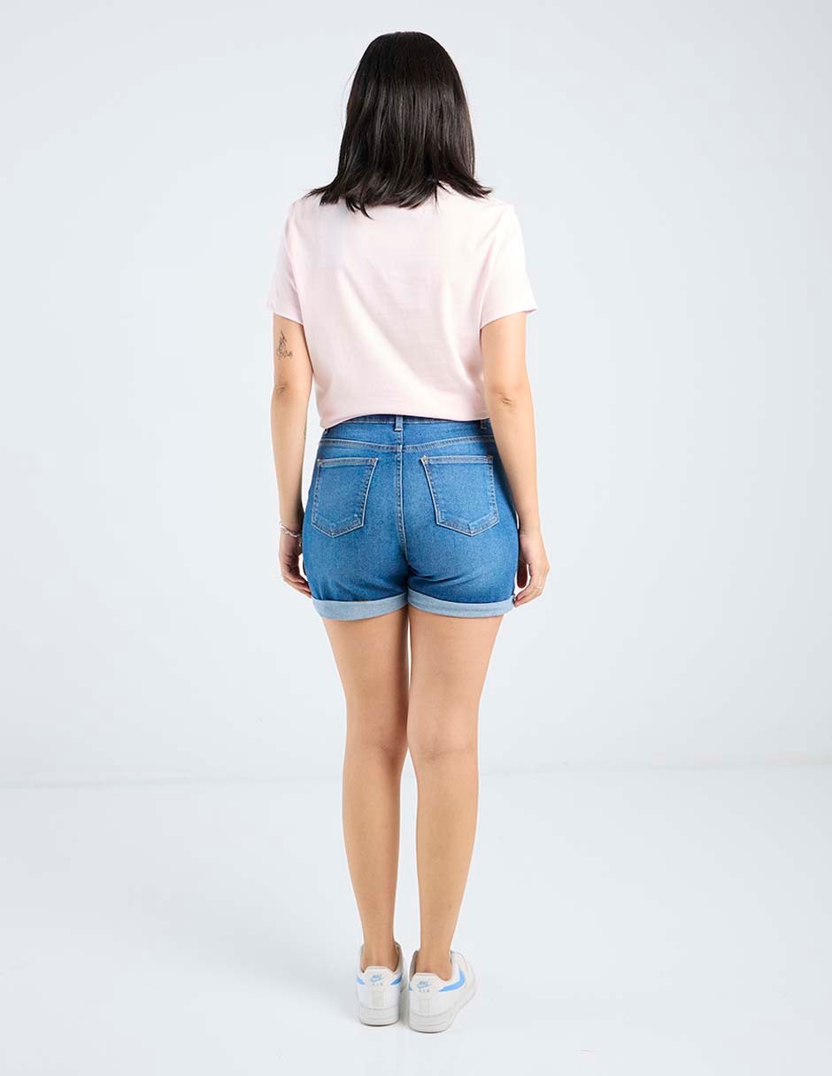 Bermuda de mezclilla para mujer 6