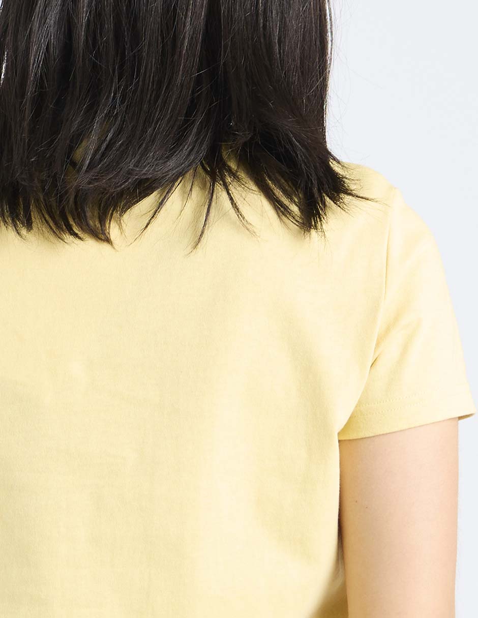 Playera manga corta cuello redondo para mujer 5