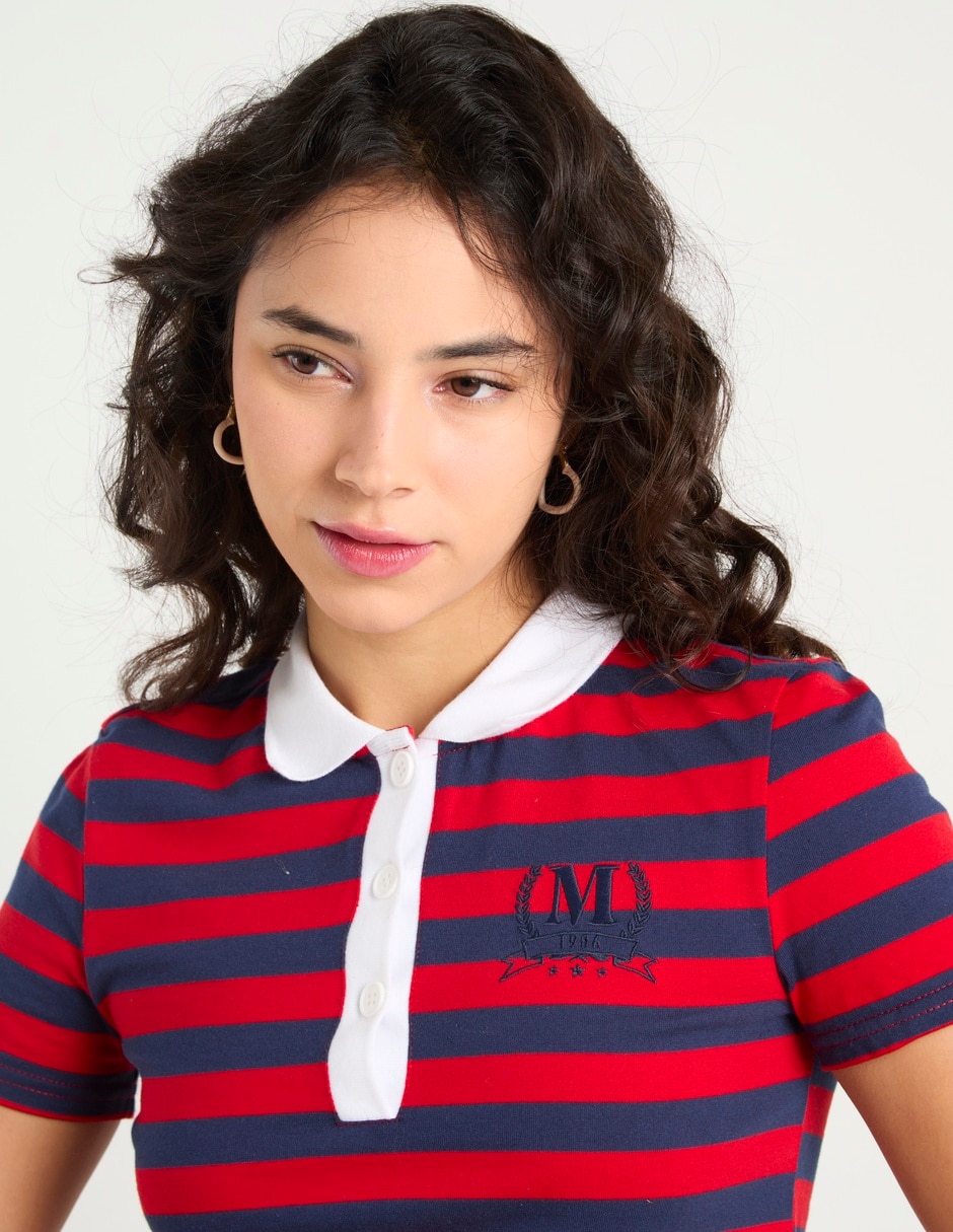 Playera tipo polo para mujer 4