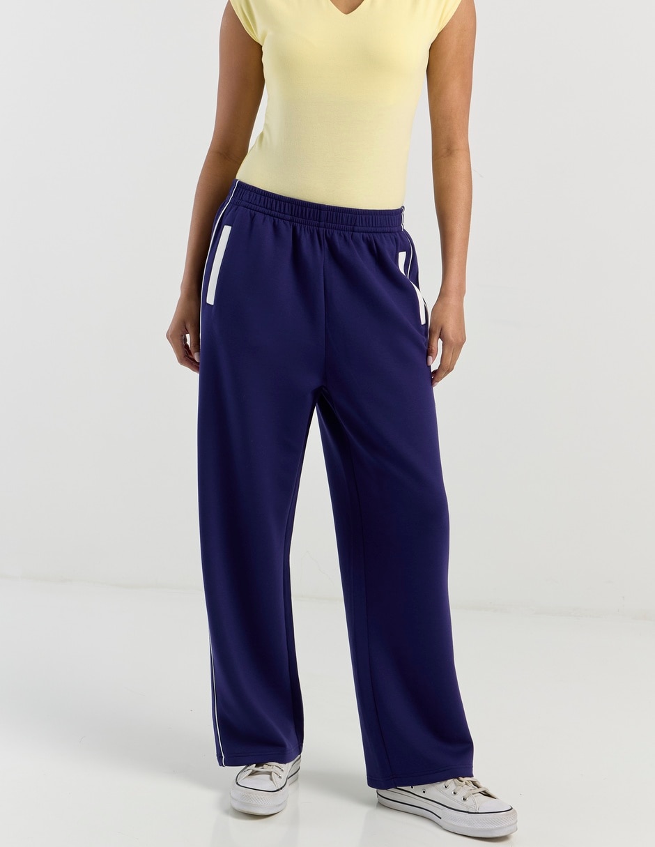 Pants amplio con elástico para mujer 2