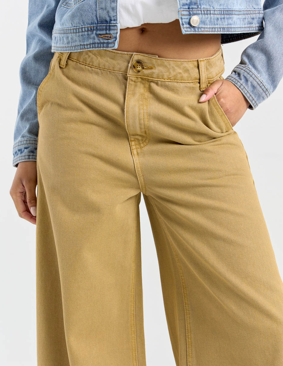 Jeans relaxed wide leg para mujer 4