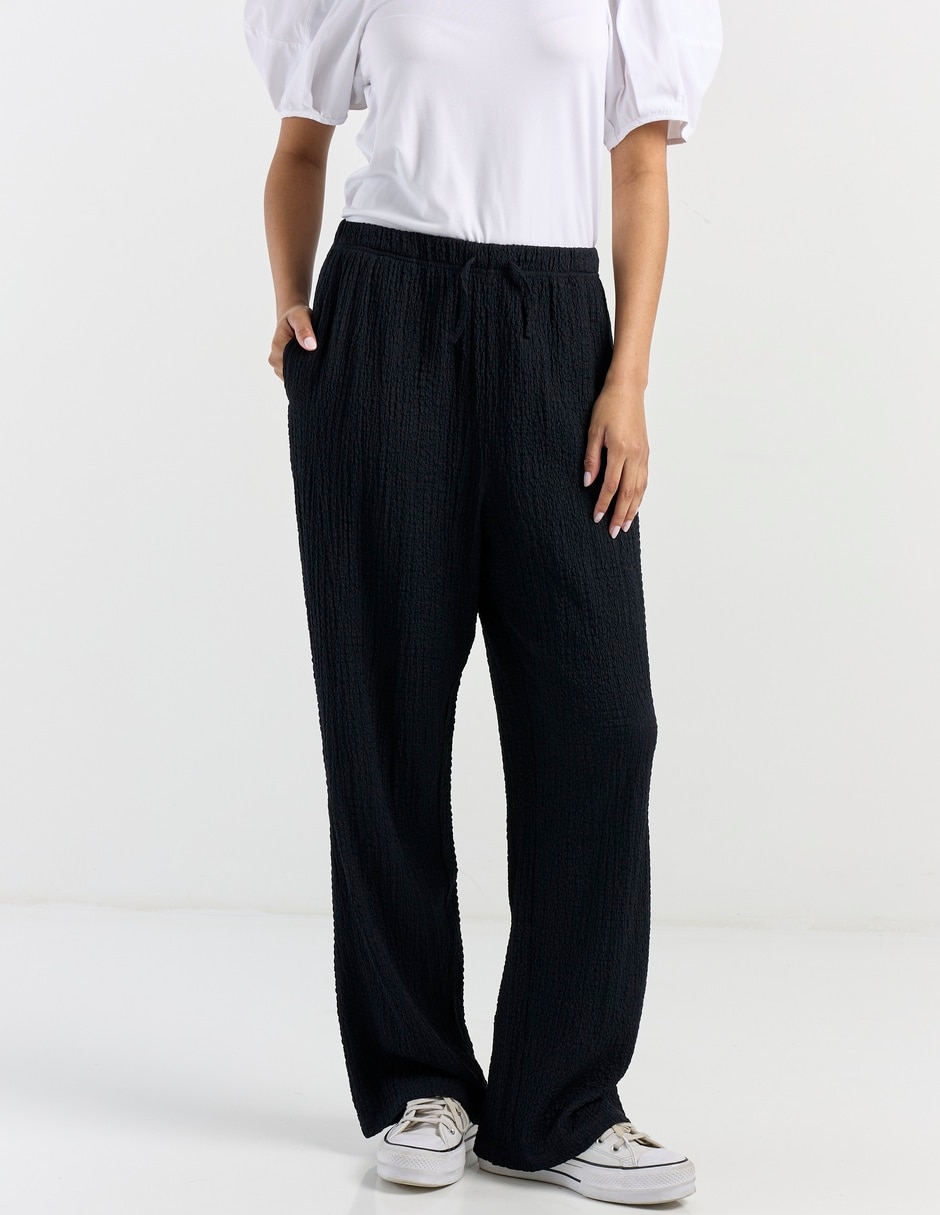 Pantalón relaxed wide leg para mujer 2