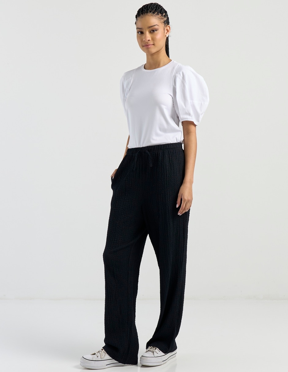 Pantalón relaxed wide leg para mujer 3