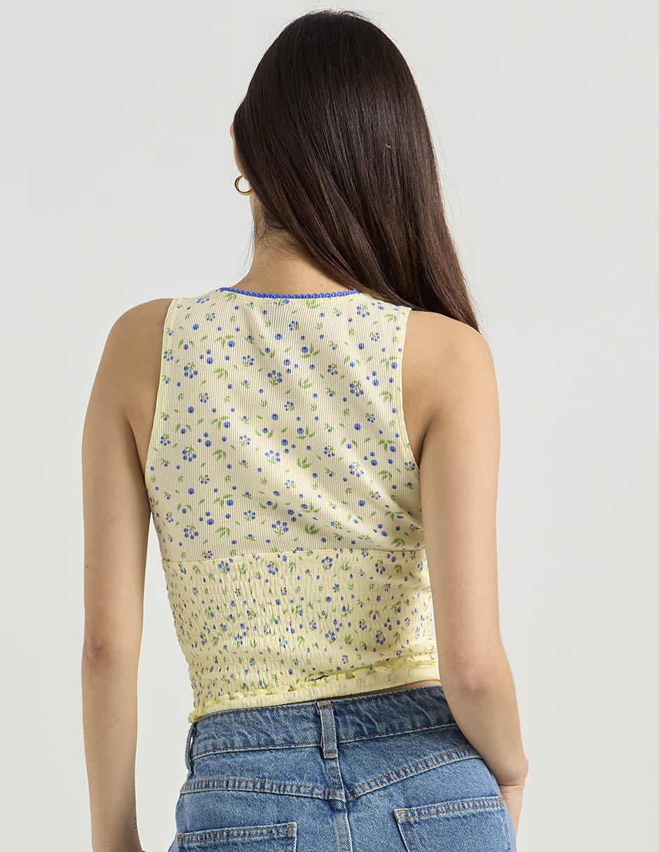 TOP CORTO MOSSIMO, G, AMARILLO BEBÉ EST