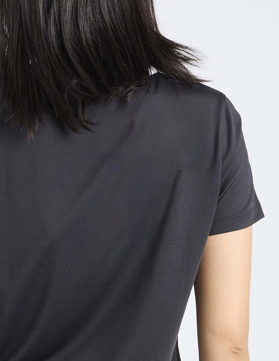 Playera manga corta cuello redondo para mujer 5