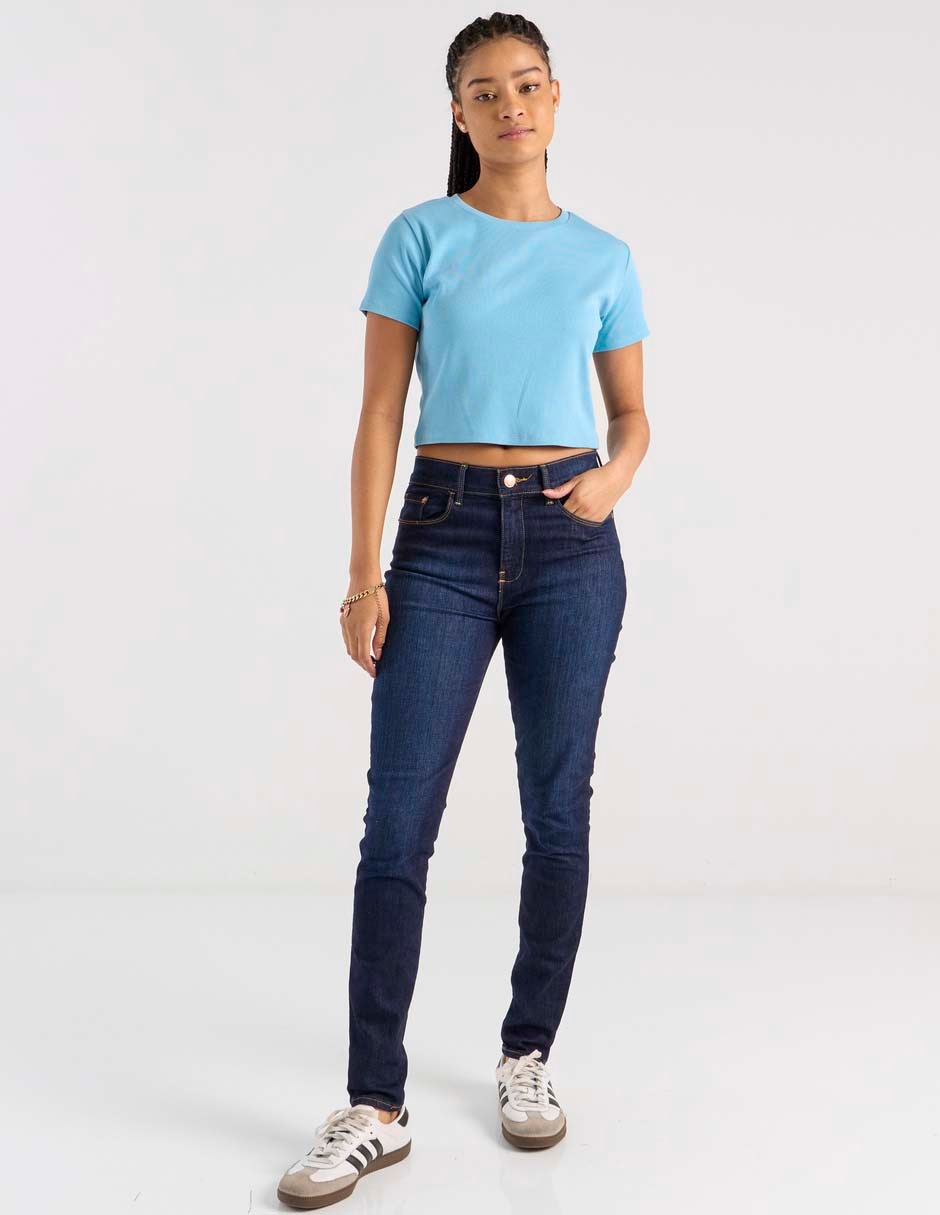 Playera manga corta cuello redondo mujer 3