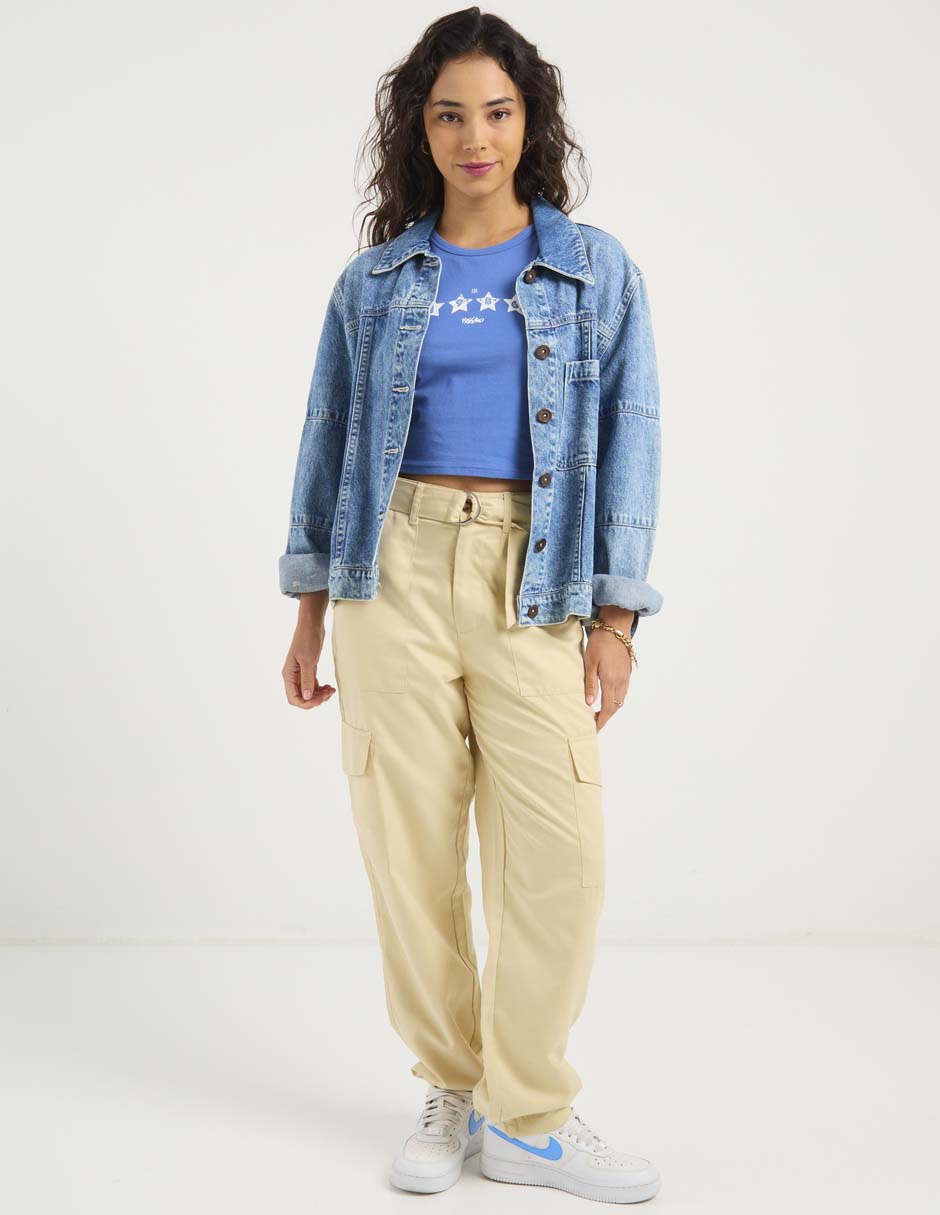 TOP MOSSIMO, CH, ÍNDIGO MSM260009-C01
