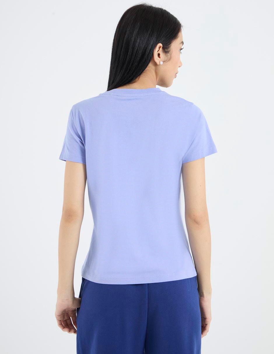 Playera manga corta cuello redondo para mujer 2