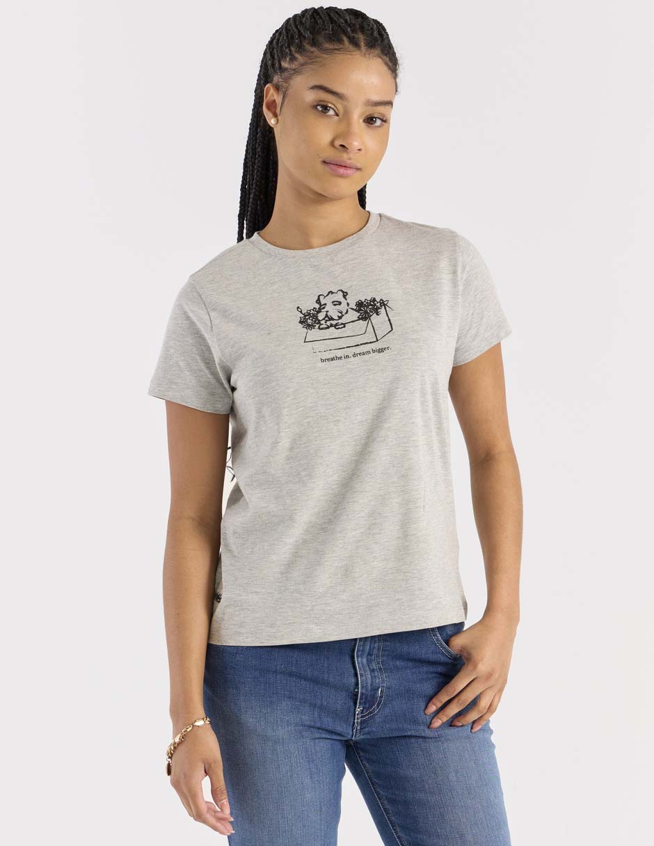 Playera manga corta redondo para mujer Playera manga corta redondo para mujer