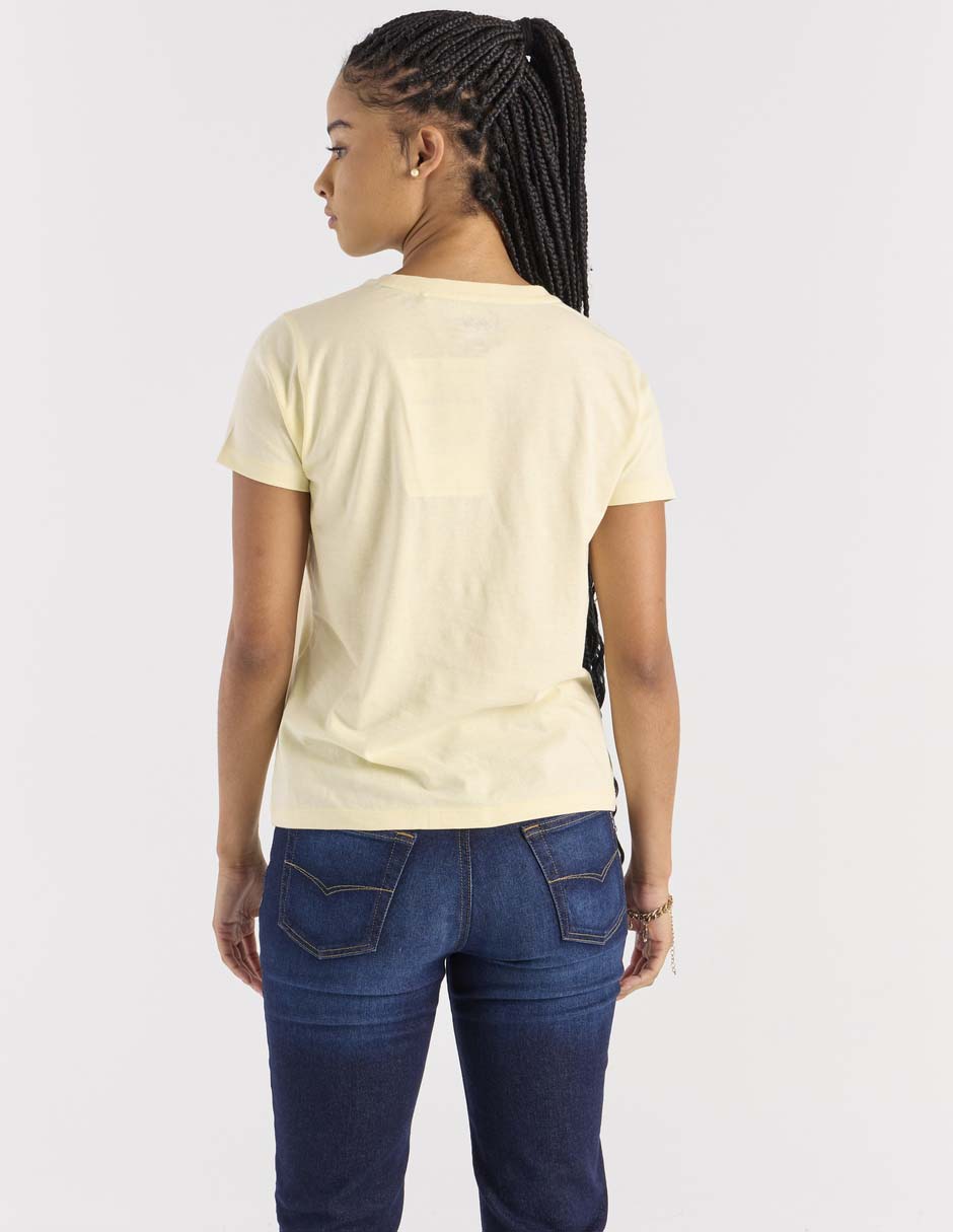 Playera manga corta cuello redondo para mujer 2