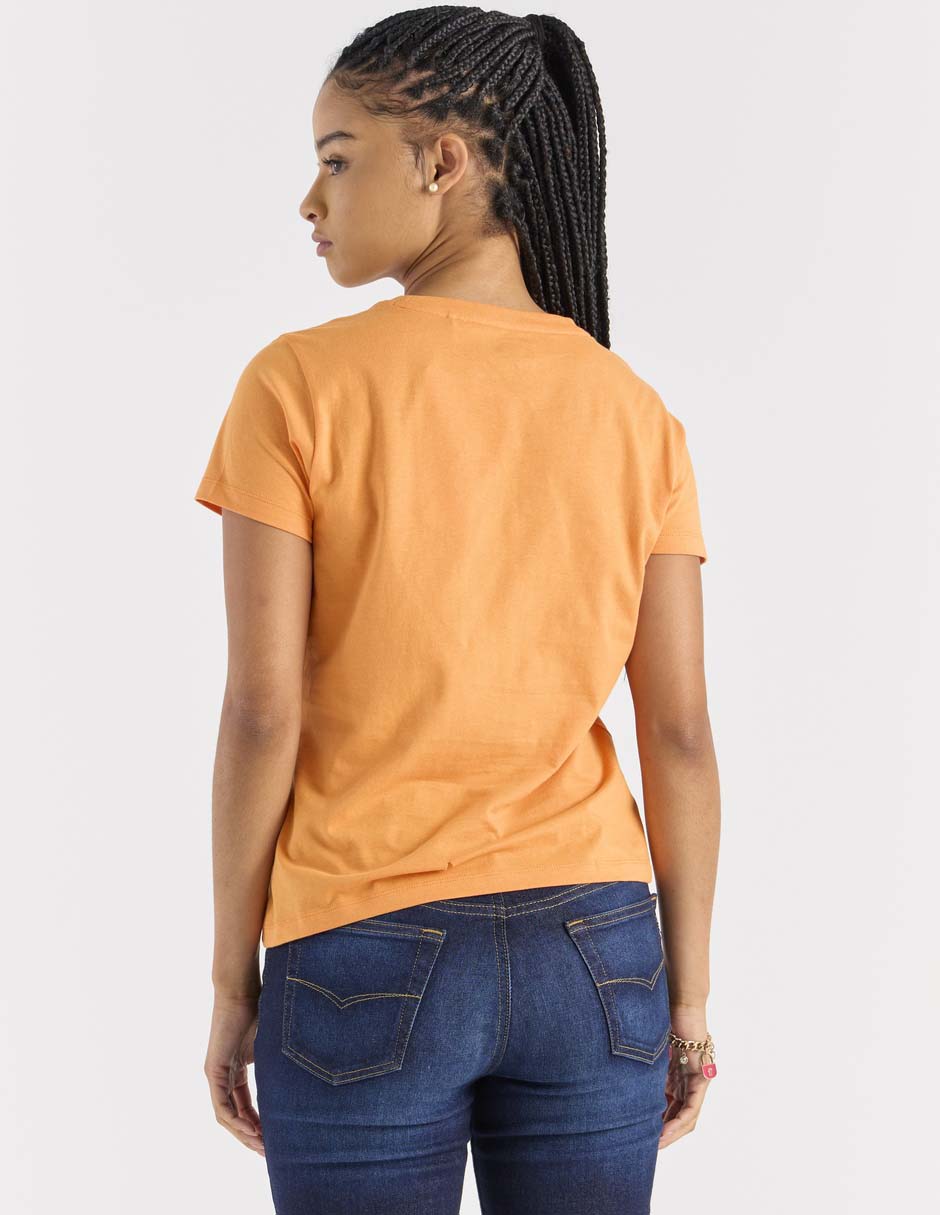 Playera manga corta cuello redondo para mujer 2