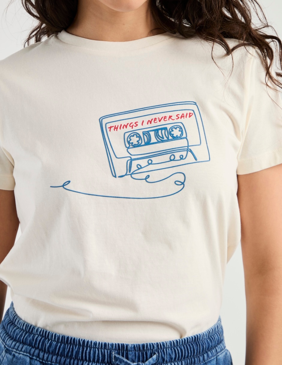 Playera manga corta Mossimo cuello redondo para mujer 4