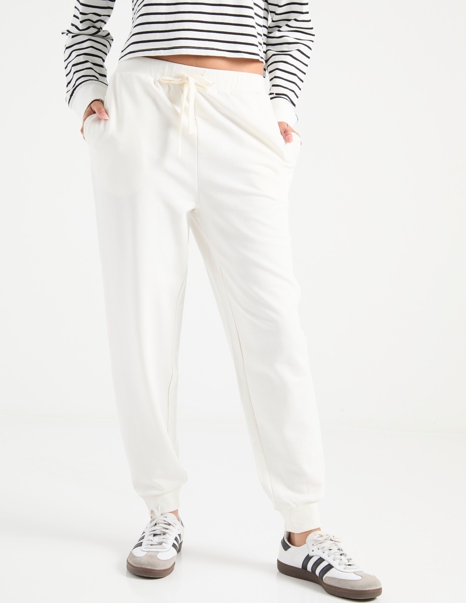 Pants regular con jareta para mujer Pants regular con jareta para mujer