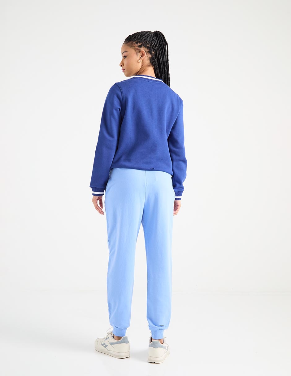 Pants regular con jareta para mujer 2