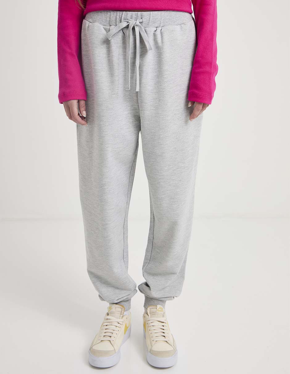 Pants amplio con jareta para mujer