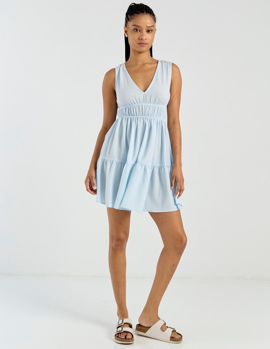 Vestido arriba de la rodilla casual para mujer 3