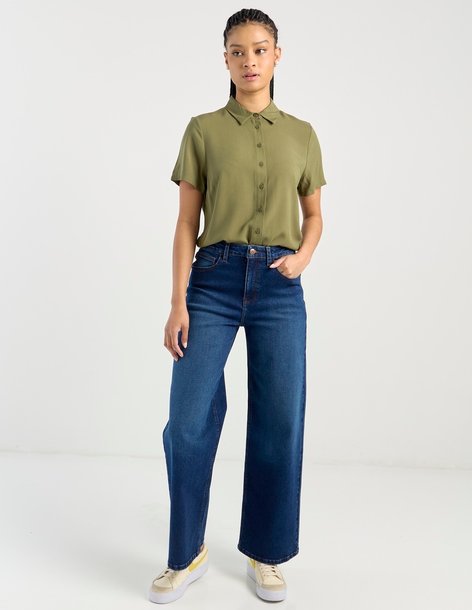 Jeans wide lag para mujer 3