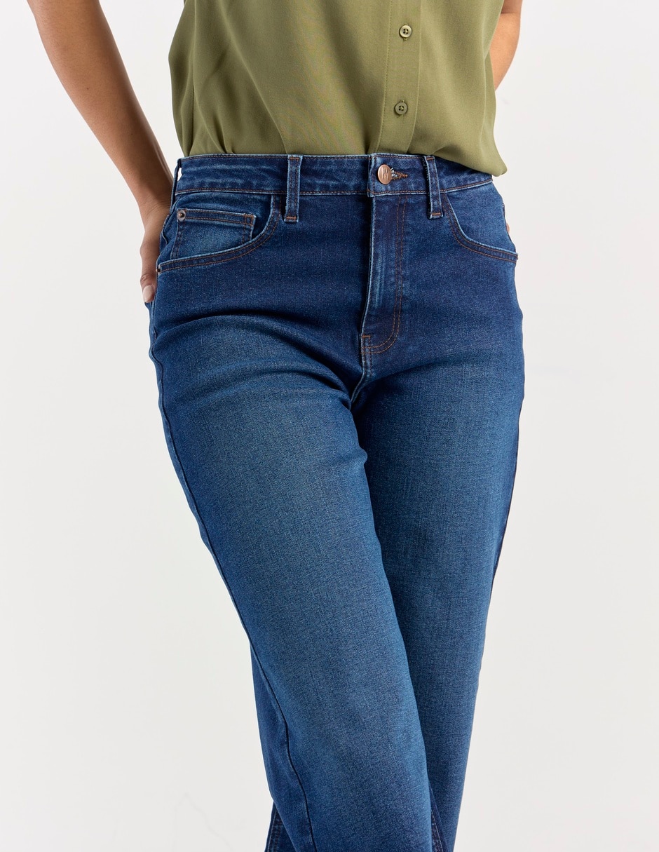 Jeans wide lag para mujer 4