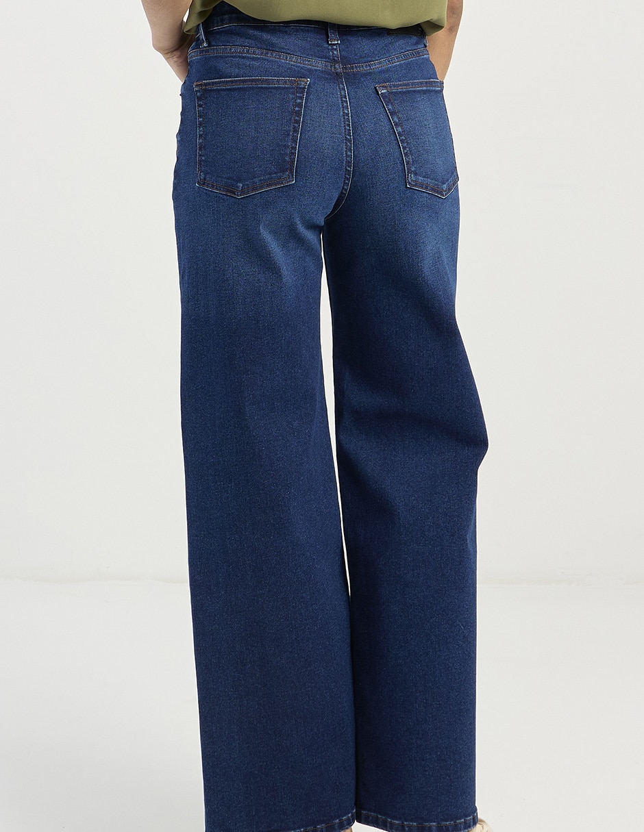Jeans wide lag para mujer 5