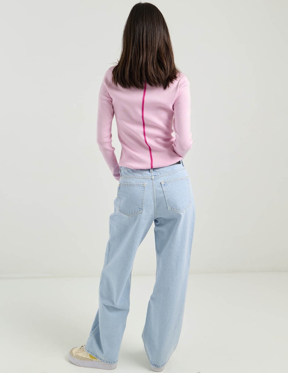 Jeans relaxed baggy para mujer 2